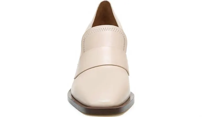 Pumps Women Franco Sarto Sarto Renato Block Heel Pump Bone Leather