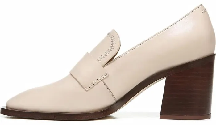 Pumps Women Franco Sarto Sarto Renato Block Heel Pump Bone Leather