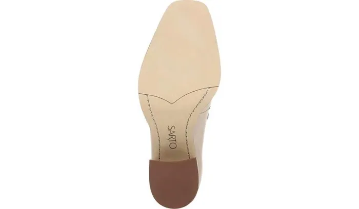 Pumps Women Franco Sarto Sarto Renato Block Heel Pump Bone Leather