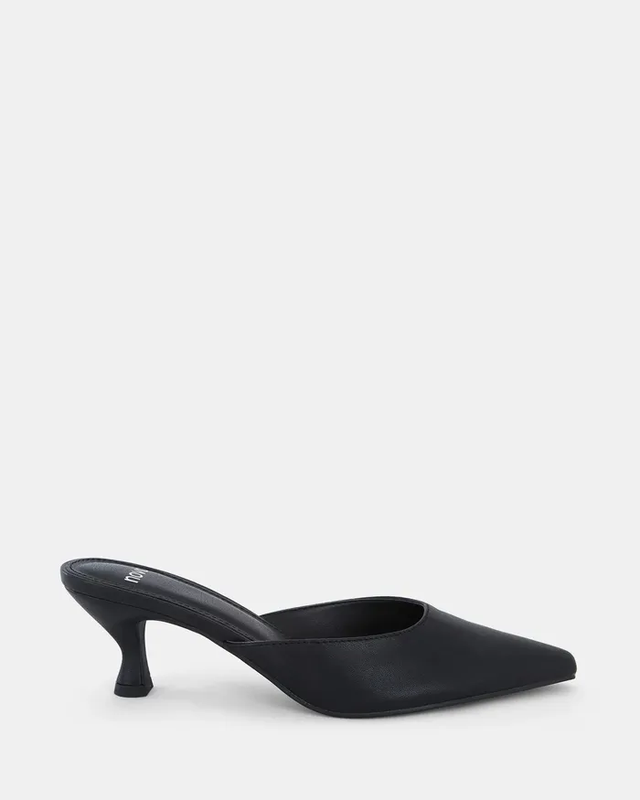 Pumps Women NOVO Shoes IMASHI BLACK Kitten Heels