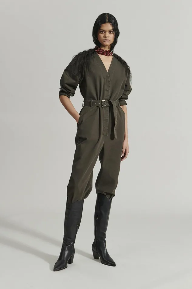 Rachel Comey Jumpsuits Women Glitch Jumpsuit Olive