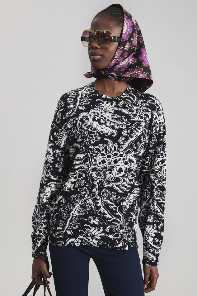 Rachel Comey Knits Women Brise Pullover Black Multi