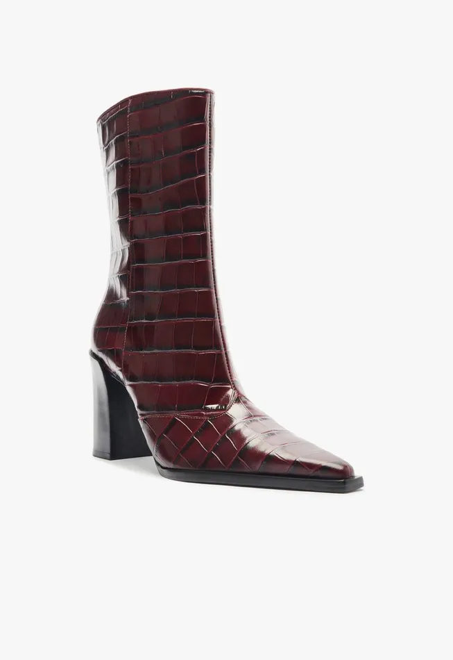 Raffaela Bootie Cherry Wine Women Schutz Shoes Booties Raffaela Bootie Cherry Wine Women Schutz Shoes Booties