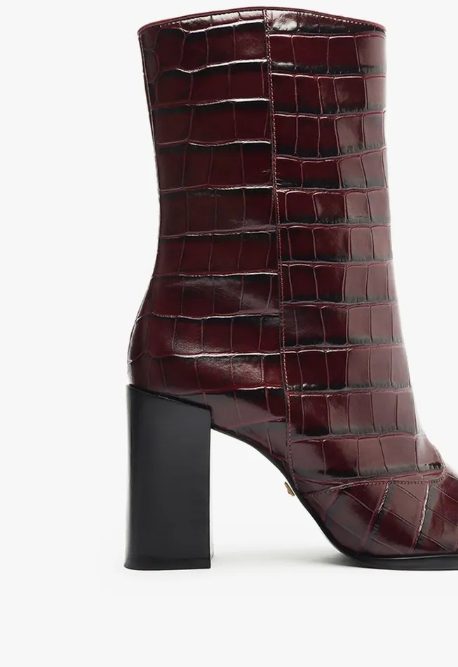 Raffaela Bootie Cherry Wine Women Schutz Shoes Booties Raffaela Bootie Cherry Wine Women Schutz Shoes Booties