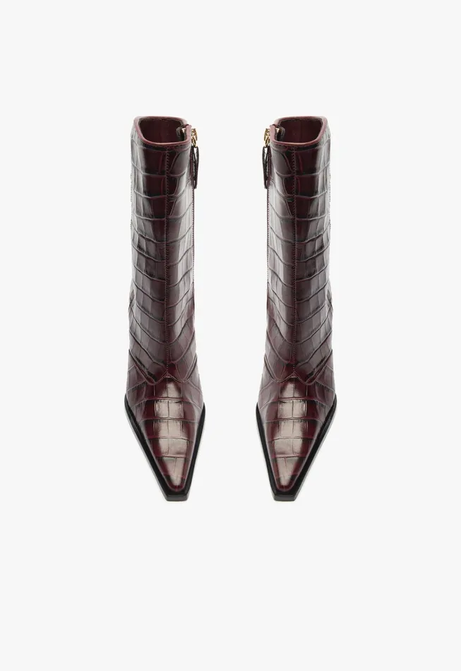 Raffaela Bootie Cherry Wine Women Schutz Shoes Booties Raffaela Bootie Cherry Wine Women Schutz Shoes Booties
