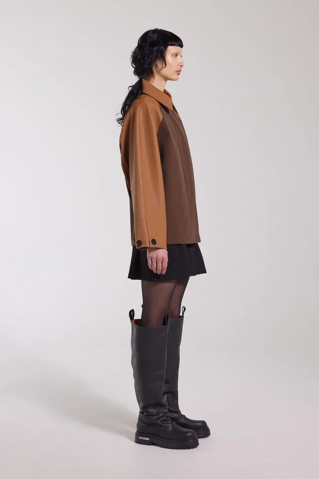 Raincoats Women Stutterheim Bandhagen Raincoat Cognac
