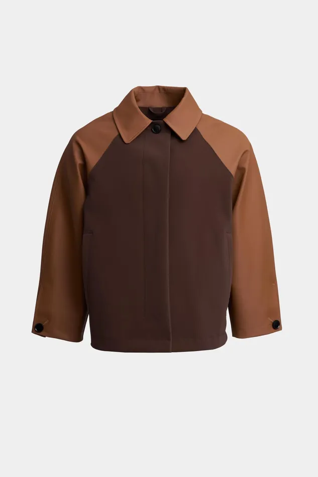 Raincoats Women Stutterheim Bandhagen Raincoat Cognac