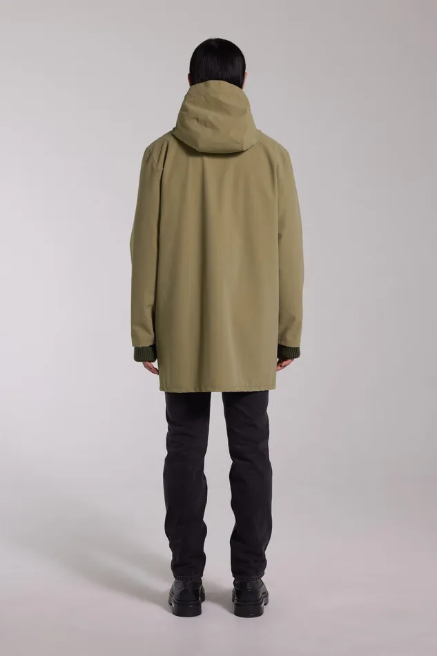 Raincoats Women Stutterheim Stockholm Lightweight Zip Matte Raincoat Aloe