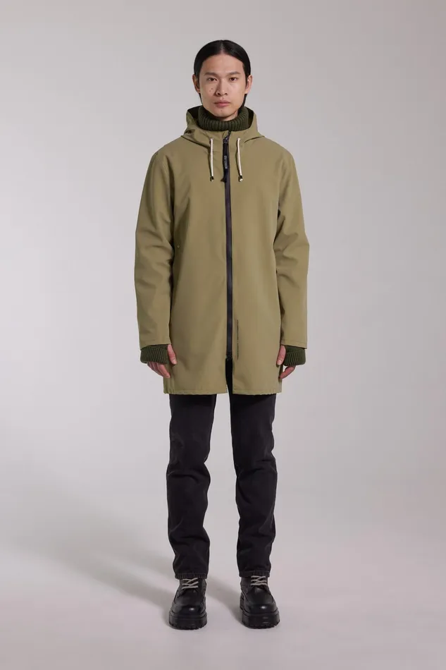 Raincoats Women Stutterheim Stockholm Lightweight Zip Matte Raincoat Aloe