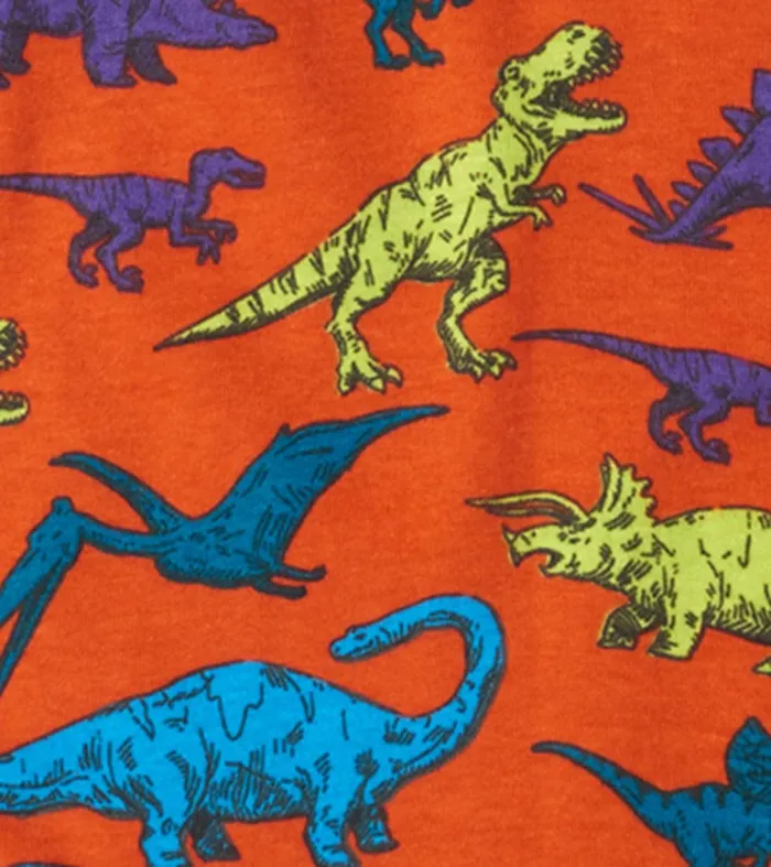 Real Dinosaurs Kids Organic Cotton Pajama Set Hatley