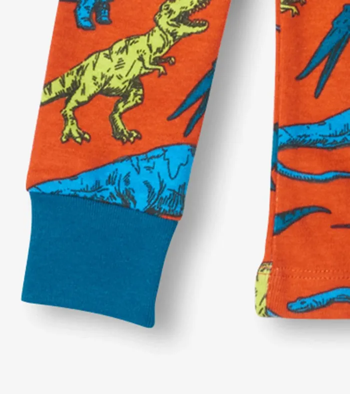 Real Dinosaurs Kids Organic Cotton Pajama Set Hatley