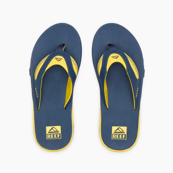 Reef Sandals Fanning Pregame Navyyellow 8211 Men Reef Sandals Fanning Pregame Navyyellow 8211 Men