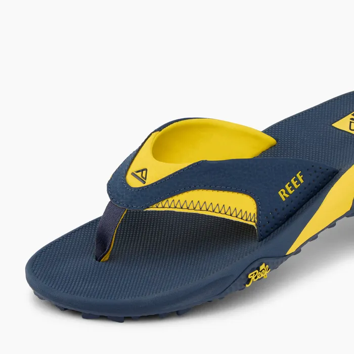 Reef Sandals Fanning Pregame Navyyellow 8211 Men Reef Sandals Fanning Pregame Navyyellow 8211 Men