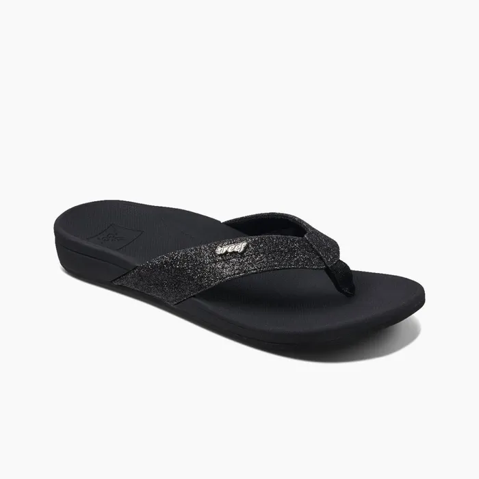 Reef Sandals OrthoSpring Blackblack Glitter 8211 Women Reef Sandals OrthoSpring Blackblack Glitter 8211 Women