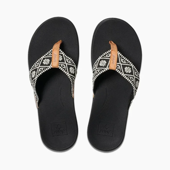 Reef Sandals Ortho Woven Blackwhite 8211 Women Reef Sandals Ortho Woven Blackwhite 8211 Women