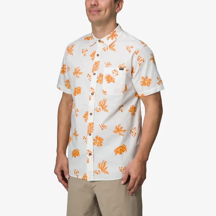 Reef TShirts and Shirts Lawson Short Sleeve Shirt Bright White 8211 Men Reef TShirts and Shirts Lawson Short Sleeve Shirt Bright White 8211 Men