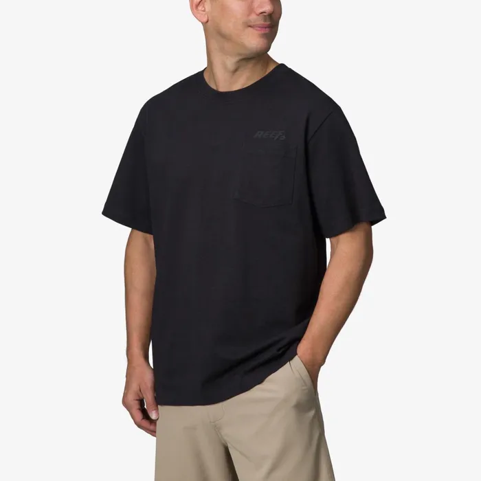 Reef TShirts and Shirts Speed Pocket Short Sleeve Tee Caviar 8211 Men Reef TShirts and Shirts Speed Pocket Short Sleeve Tee Caviar 8211 Men