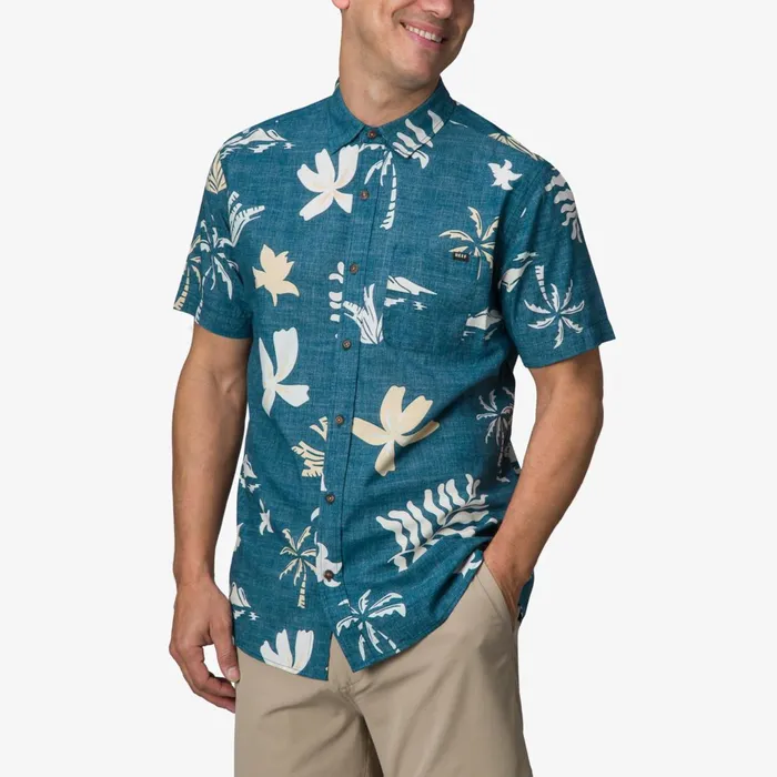 Reef TShirts and Shirts Watson Short Sleeve Shirt Legion Blue 8211 Men