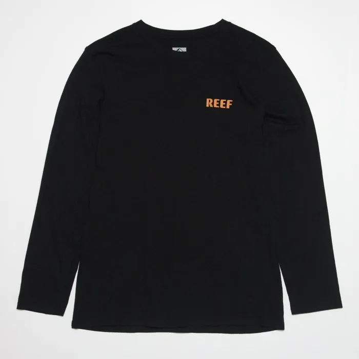 Reef TShirts and Shirts Wellie 24 Long Sleeve Tee Black 8211 Men