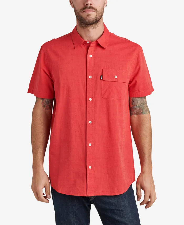 Reef TShirts and Shirts Winfred Woven Shirt Hibiscus 8211 Men