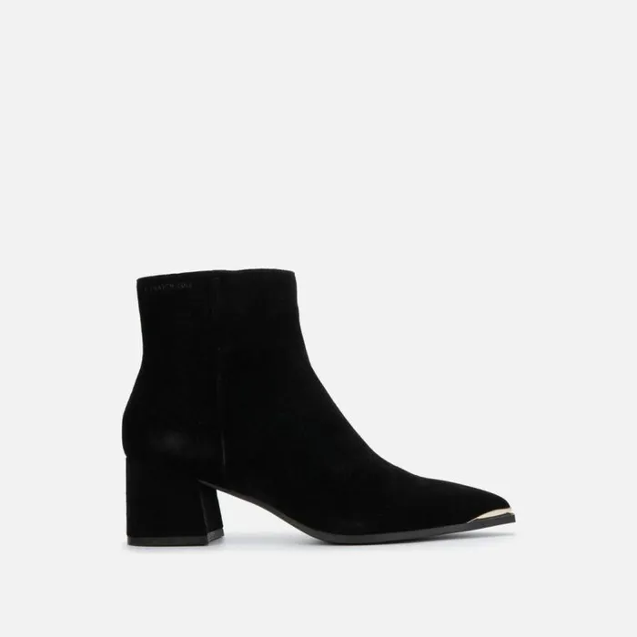 Roanne Suede Ankle Bootie Black Women Kenneth Cole Boots Booties