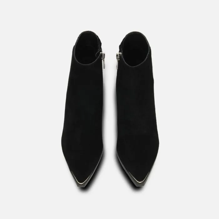 Roanne Suede Ankle Bootie Black Women Kenneth Cole Boots Booties Roanne Suede Ankle Bootie Black Women Kenneth Cole Boots Booties