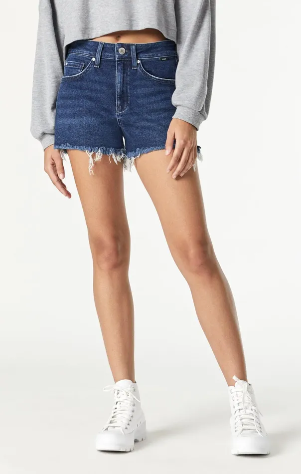 Rosie Boyfriend Shorts In Rinse LA Blue Women Mavi Jeans Shorts Rosie Boyfriend Shorts In Rinse LA Blue Women Mavi Jeans Shorts
