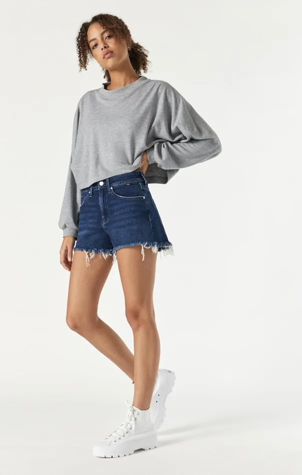 Rosie Boyfriend Shorts In Rinse LA Blue Women Mavi Jeans Shorts Rosie Boyfriend Shorts In Rinse LA Blue Women Mavi Jeans Shorts