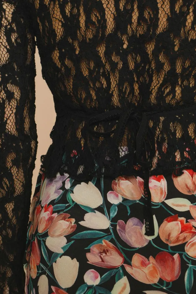 Rouje ASSIA Top Black Women Blouses and Tops