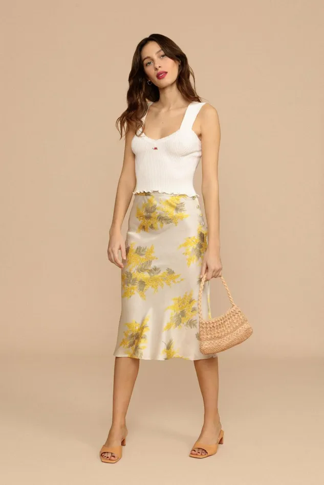 Rouje CARRIE Skirt Creme Mimosa Women Skirts