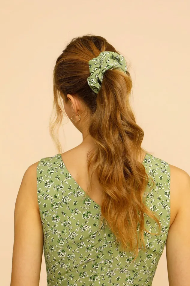 Rouje LOULOU Scrunchie Rosita Vert Women Jewelry and Accessories
