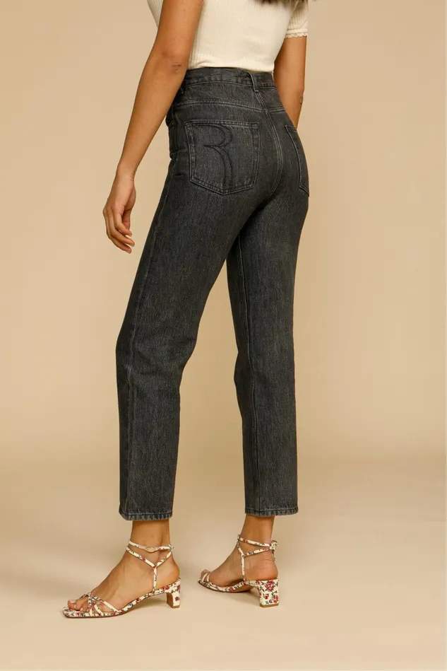 Rouje MARAIS Jeans Noir Double Stone Women Pants