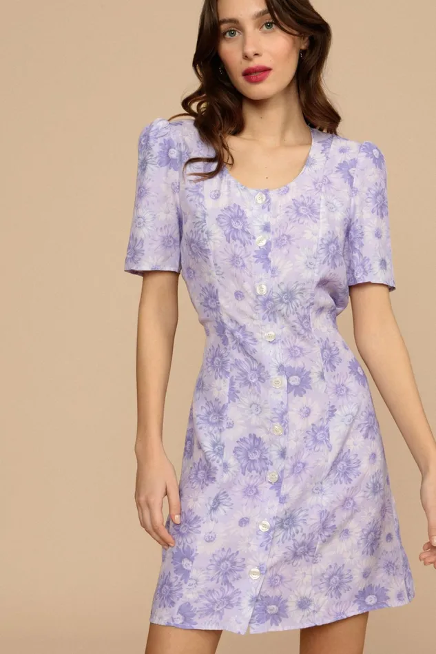 Rouje MATHY Dress Lilas Tournesol Women Dresses
