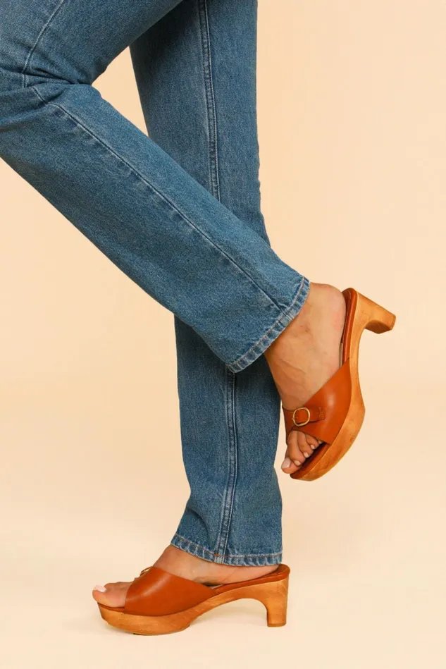 Rouje PIERETTE Mules Brown Women Shoes