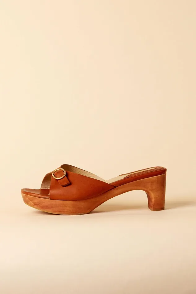 Rouje PIERETTE Mules Brown Women Shoes