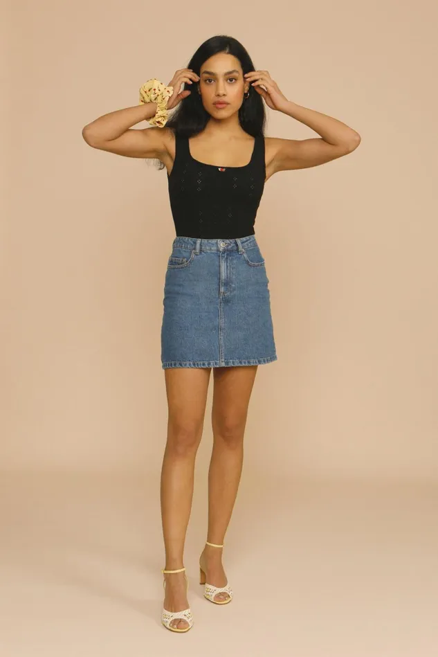 Rouje SAHEL Bodysuit Black Women Tshirts and Tank Tops