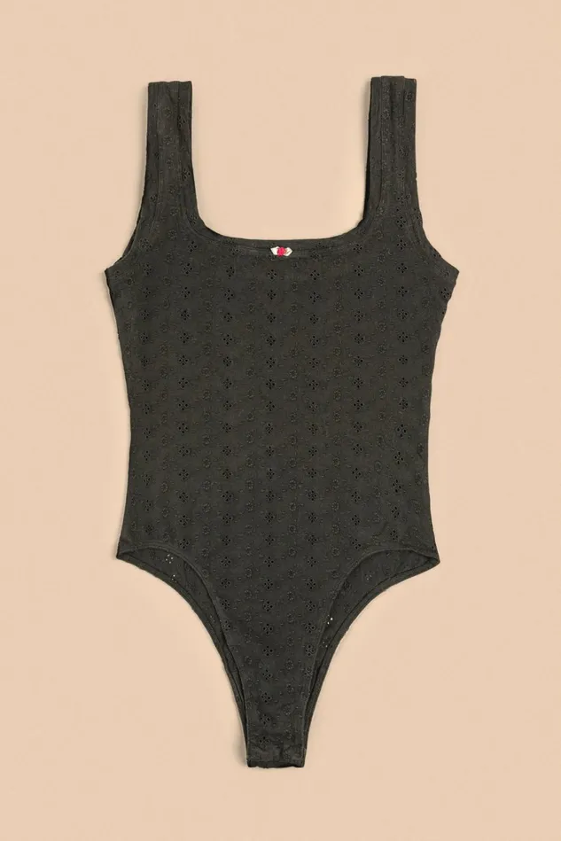Rouje SAHEL Bodysuit Black Women Tshirts and Tank Tops