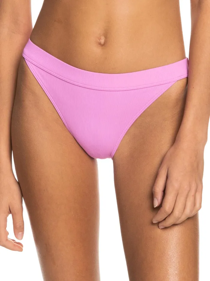 Roxy Active Swimsuits Roxy Active Rib Bikini Bottoms Cyclamen 8211 Women