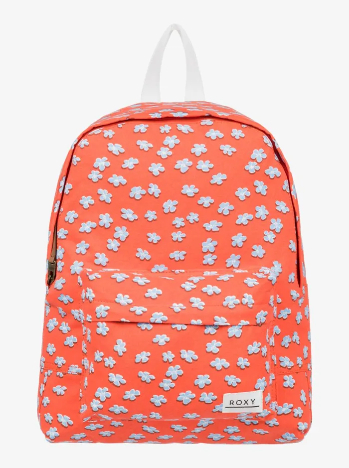Roxy Backpacks Sugar Baby Canvas 16L Small Backpack Tiger Lily Flower Rain 8211 Women Roxy Backpacks Sugar Baby Canvas 16L Small Backpack Tiger Lily Flower Rain 8211 Women