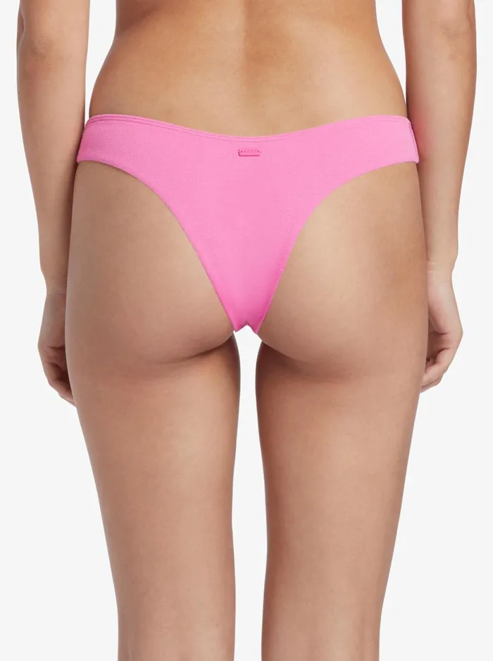 Roxy Bikinis Hawaiian Heat High Leg Cheeky Bikini Bottoms Shocking Pink 8211 Women