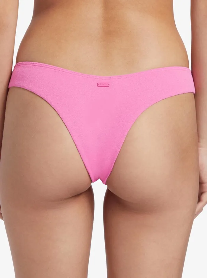 Roxy Bikinis Hawaiian Heat High Leg Cheeky Bikini Bottoms Shocking Pink 8211 Women
