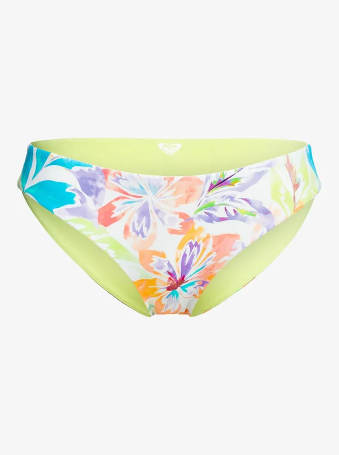 Roxy Bikinis Retro Revo Reversible Hipster Bikini Bottoms Snow White Pualani Combo 8211 Women