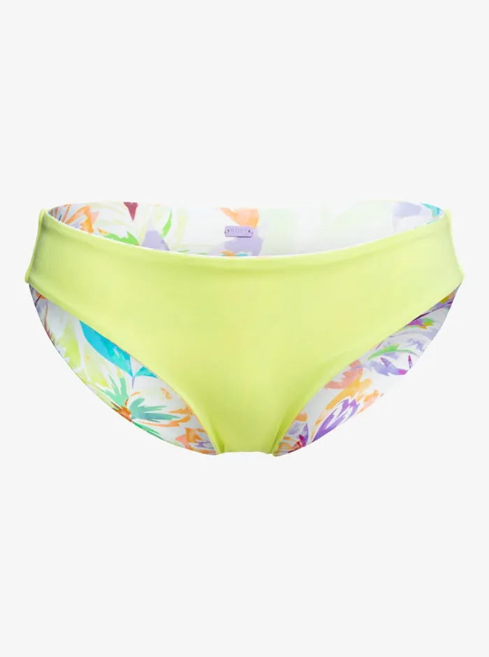 Roxy Bikinis Retro Revo Reversible Hipster Bikini Bottoms Snow White Pualani Combo 8211 Women