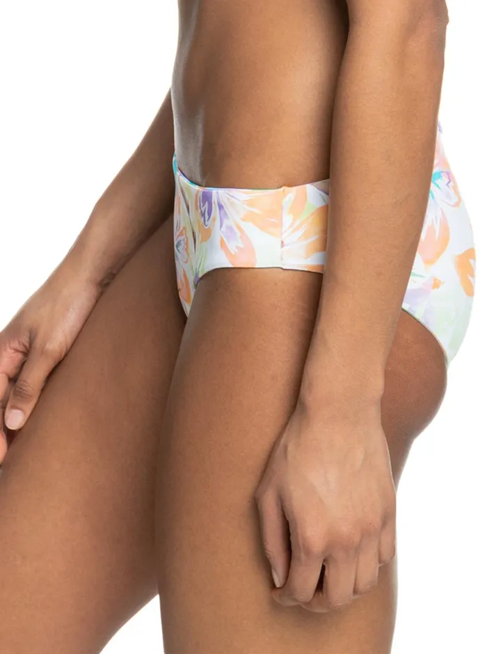 Roxy Bikinis Retro Revo Reversible Hipster Bikini Bottoms Snow White Pualani Combo 8211 Women