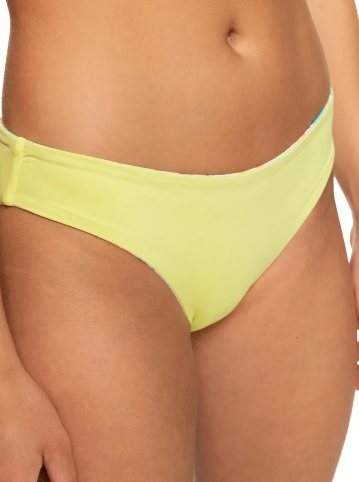 Roxy Bikinis Retro Revo Reversible Hipster Bikini Bottoms Snow White Pualani Combo 8211 Women