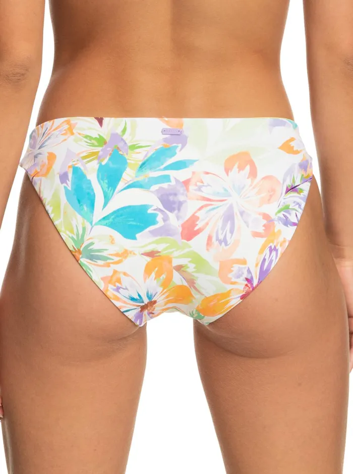 Roxy Bikinis Retro Revo Reversible Hipster Bikini Bottoms Snow White Pualani Combo 8211 Women