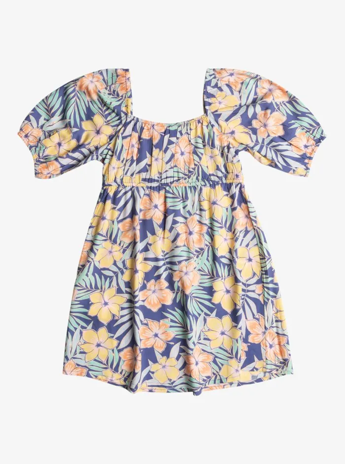 Roxy Dresses and Rompers Girl039s 416 Running Nights Dress Marlin Funky Palm 8211 Women
