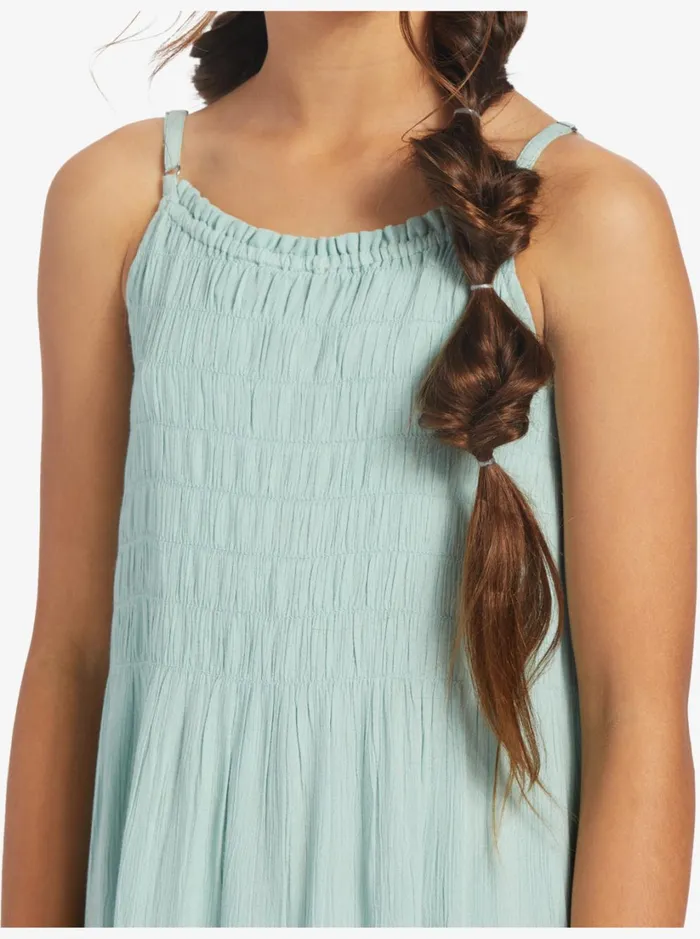 Roxy Dresses and Rompers Girls039 416 Look At Me Now Strappy Dress Blue Surf 8211 Women