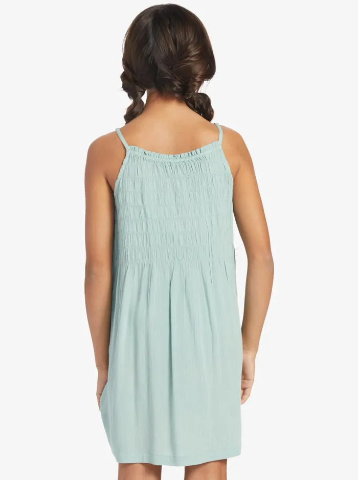 Roxy Dresses and Rompers Girls039 416 Look At Me Now Strappy Dress Blue Surf 8211 Women