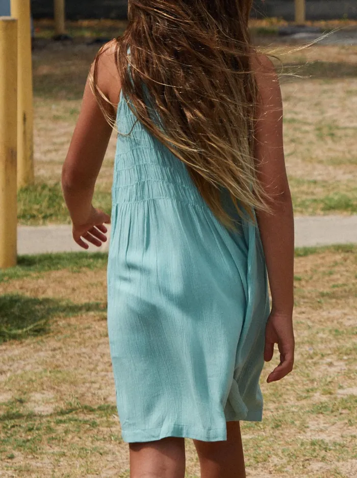 Roxy Dresses and Rompers Girls039 416 Look At Me Now Strappy Dress Blue Surf 8211 Women